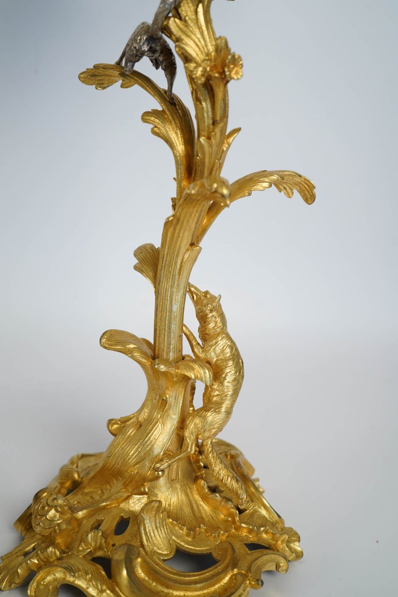 Clock Set XIXth Century After The Fountain-photo-8