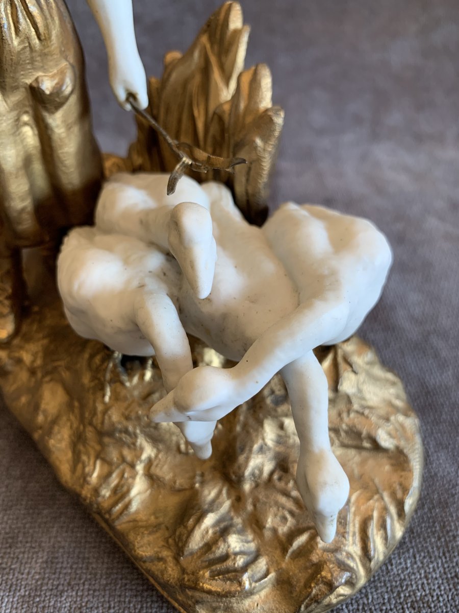 Figurine Petite Fille Aux Oies-photo-7