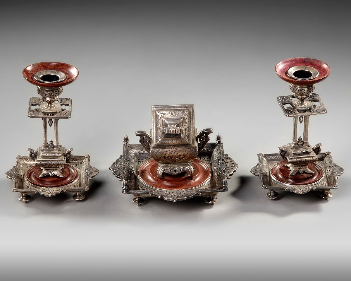 Desk Set XIXth Century -photo-3