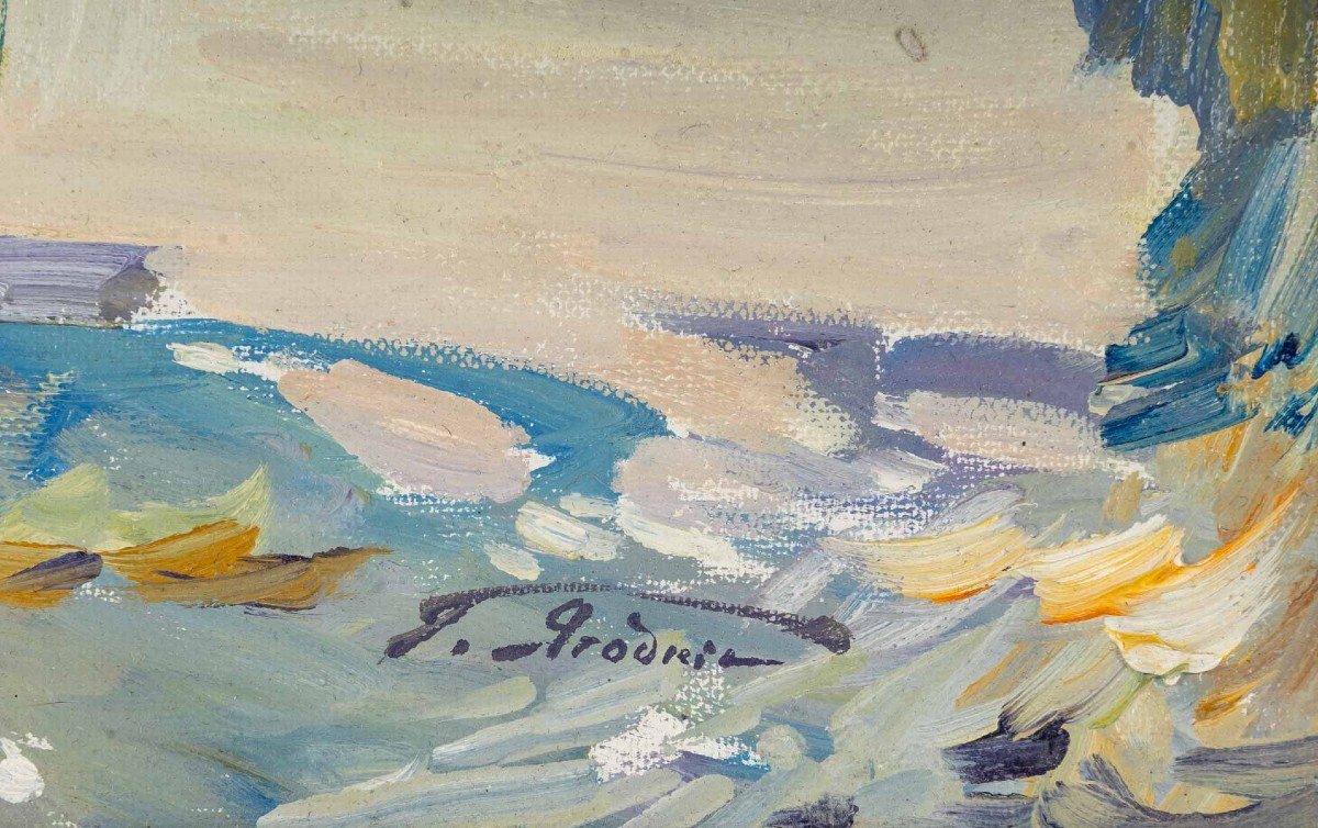 Huile Sur Toile Russe XXÈme SiÈcle -photo-1