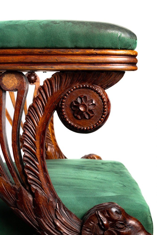 Desk Chair Art Nouveau Style -photo-3