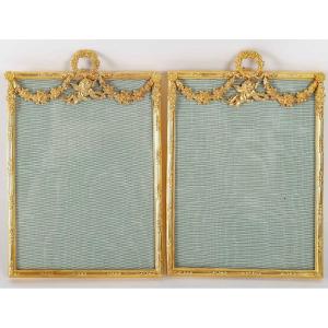 Pair Of Photo Frames With Angels Late Nineteenth Century