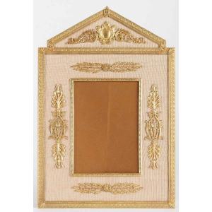 Photo Frame In Gilt Bronze Late 19th Century