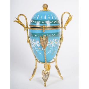 Beautiful Napoleon III Egg-shaped Box 