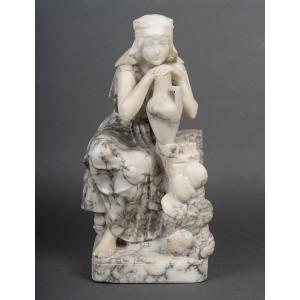 A Marble Sculpture, Late 19th Century 