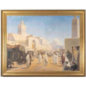 An Orientalist Painting, Kairouan, 1900 
