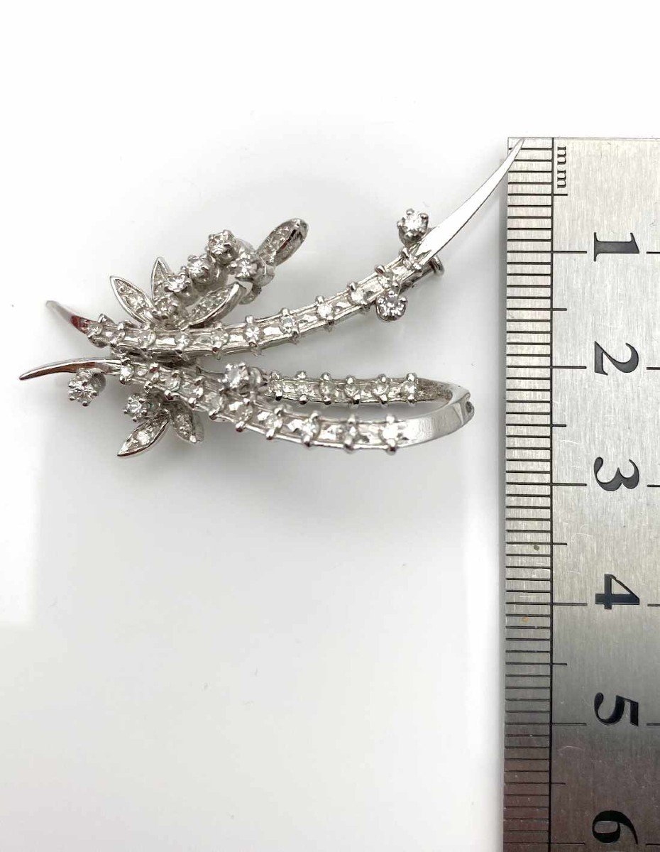 Broche Or Blanc & Diamants-photo-2