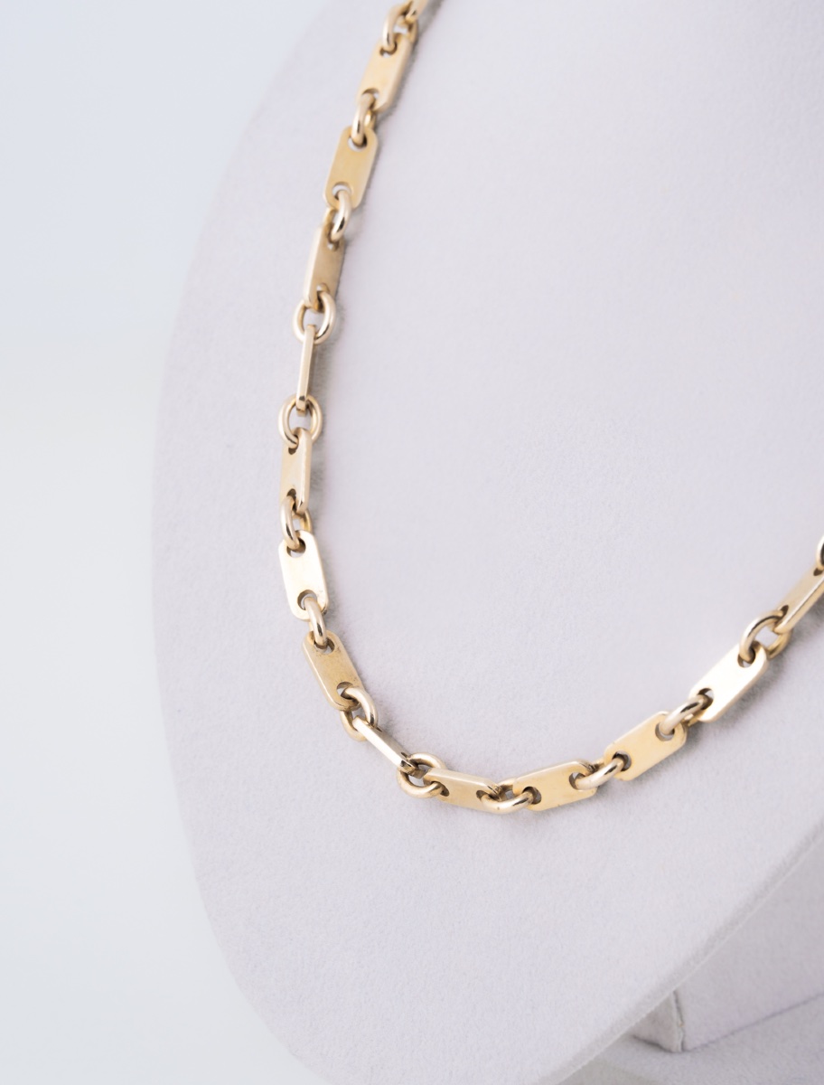 Collier Cartier Vintage Fidelity Or Jaune Or blanc-photo-2