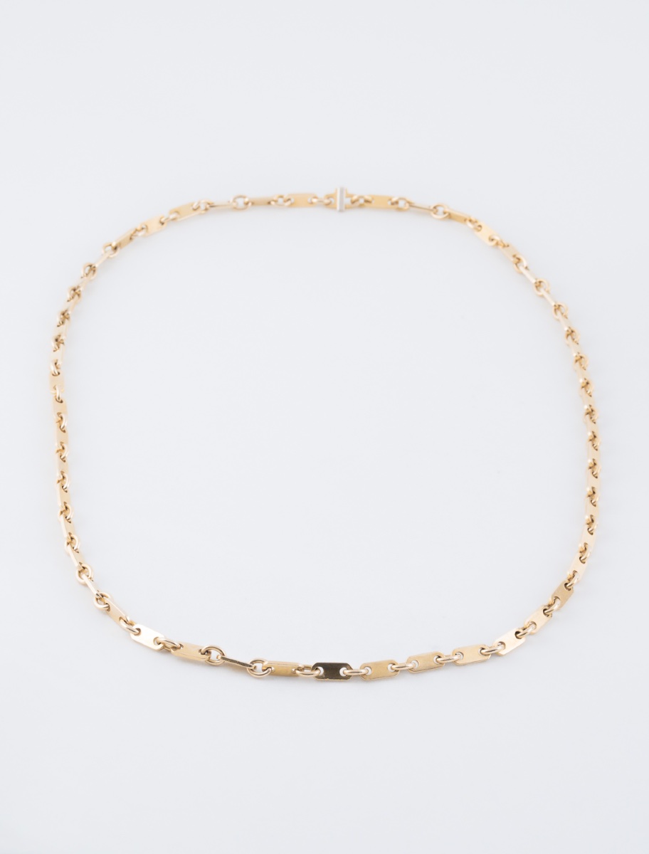 Collier Cartier Vintage Fidelity Or Jaune Or blanc-photo-4