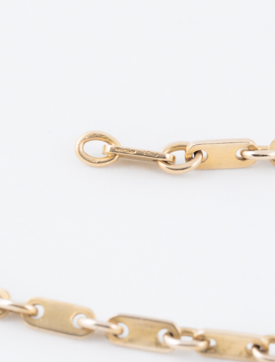 Collier Cartier Vintage Fidelity Or Jaune Or blanc-photo-3