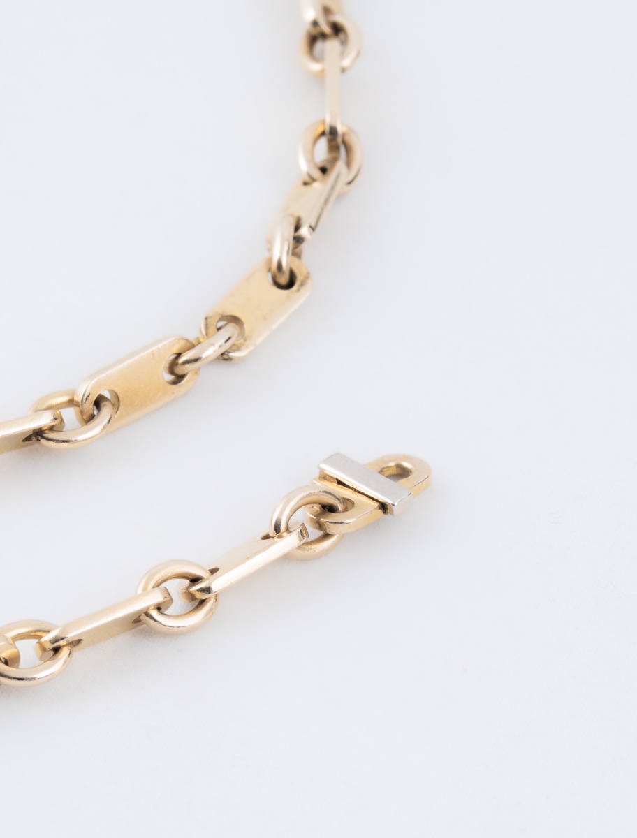 Collier Cartier Vintage Fidelity Or Jaune Or blanc-photo-6