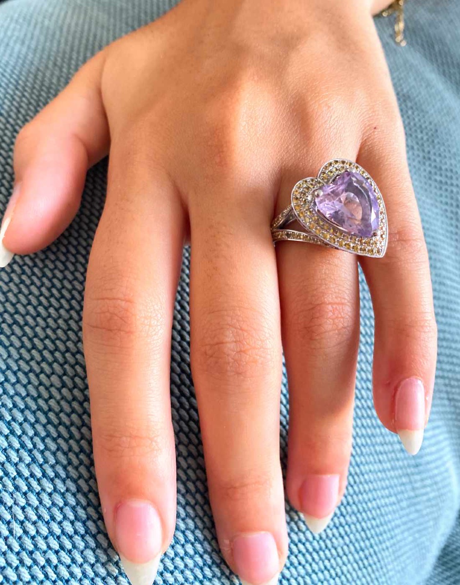 Mauboussin "subtile Raison" Amethyst & Sapphire Ring-photo-4