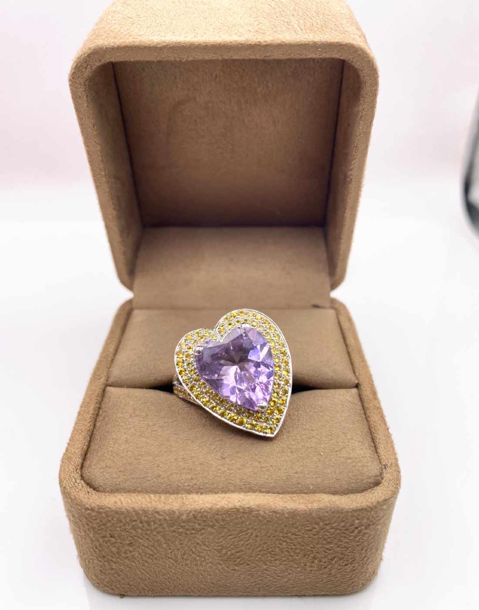 Mauboussin "subtile Raison" Amethyst & Sapphire Ring-photo-6