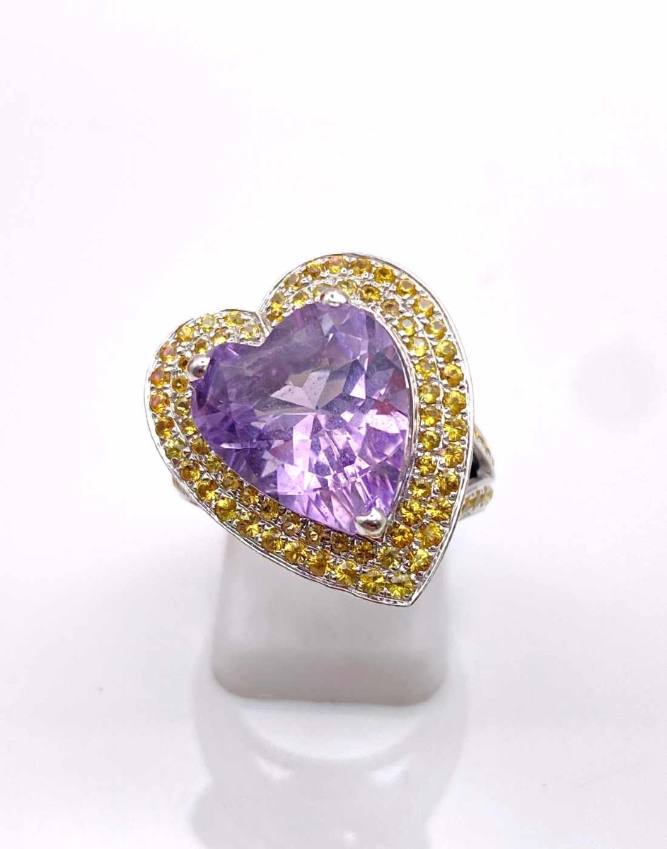 Mauboussin "subtile Raison" Amethyst & Sapphire Ring