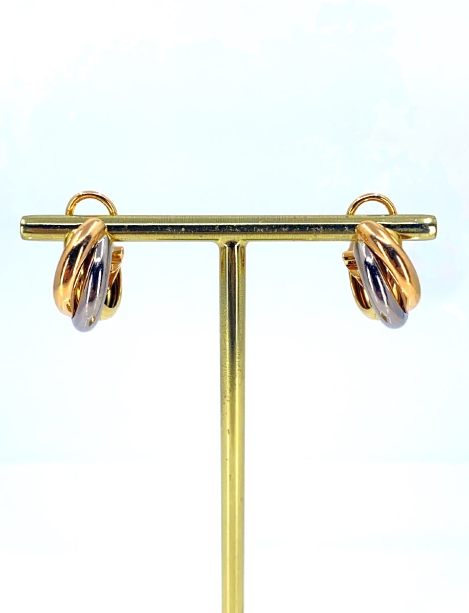 Créoles Cartier "Trinity"-photo-4