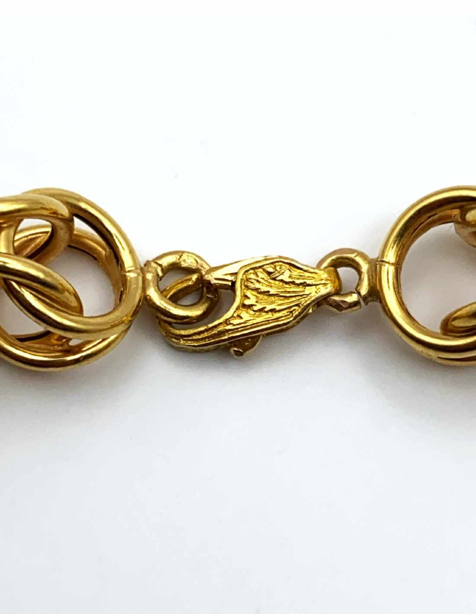 Chaîne Maille Gros Sirop Or Jaune 18K-photo-4