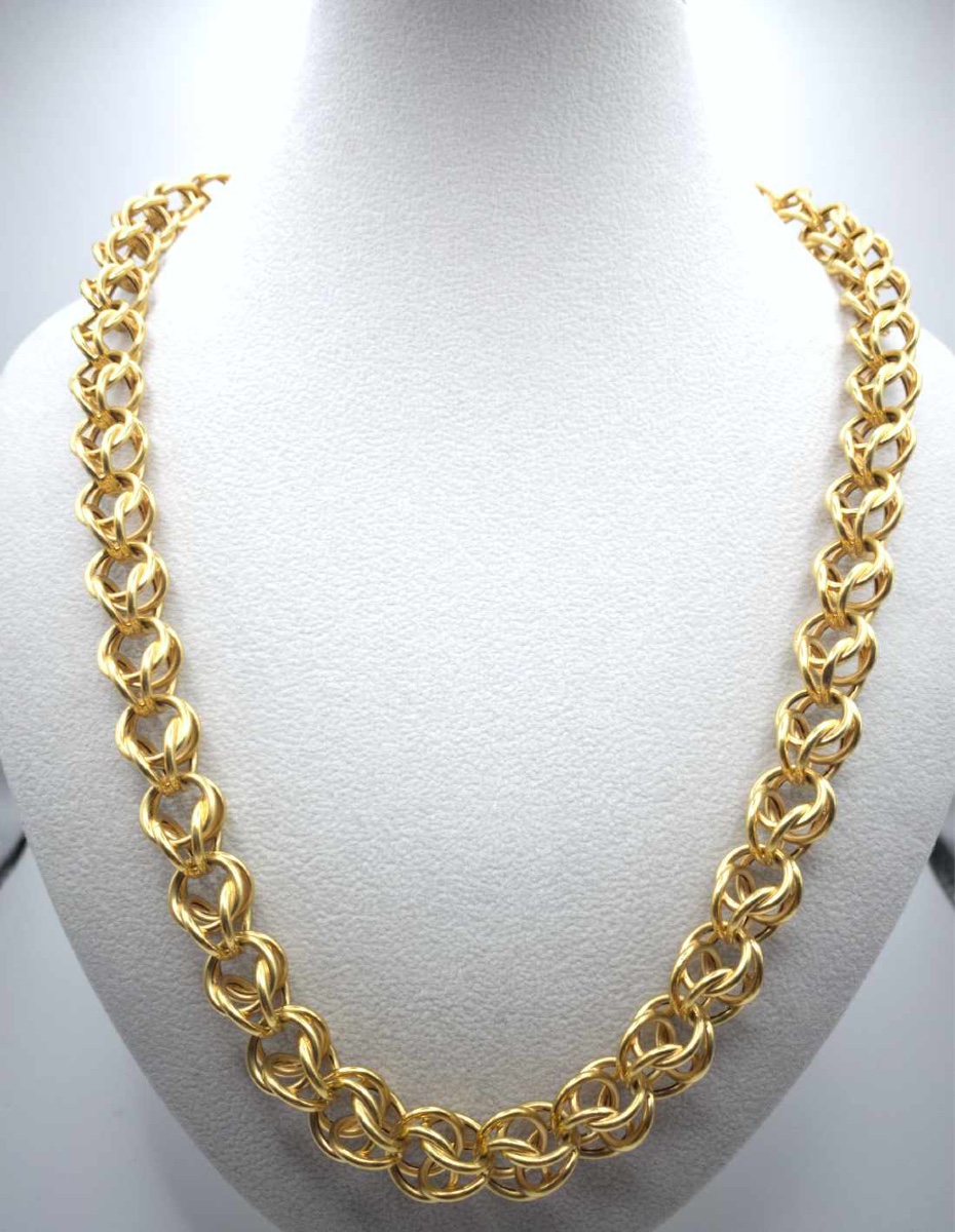 Chaîne Maille Gros Sirop Or Jaune 18K