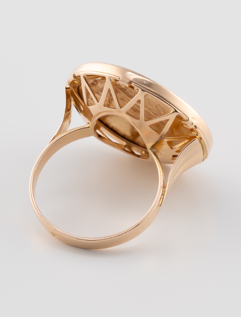 1913 20-franc Gold Coin Ring-photo-2
