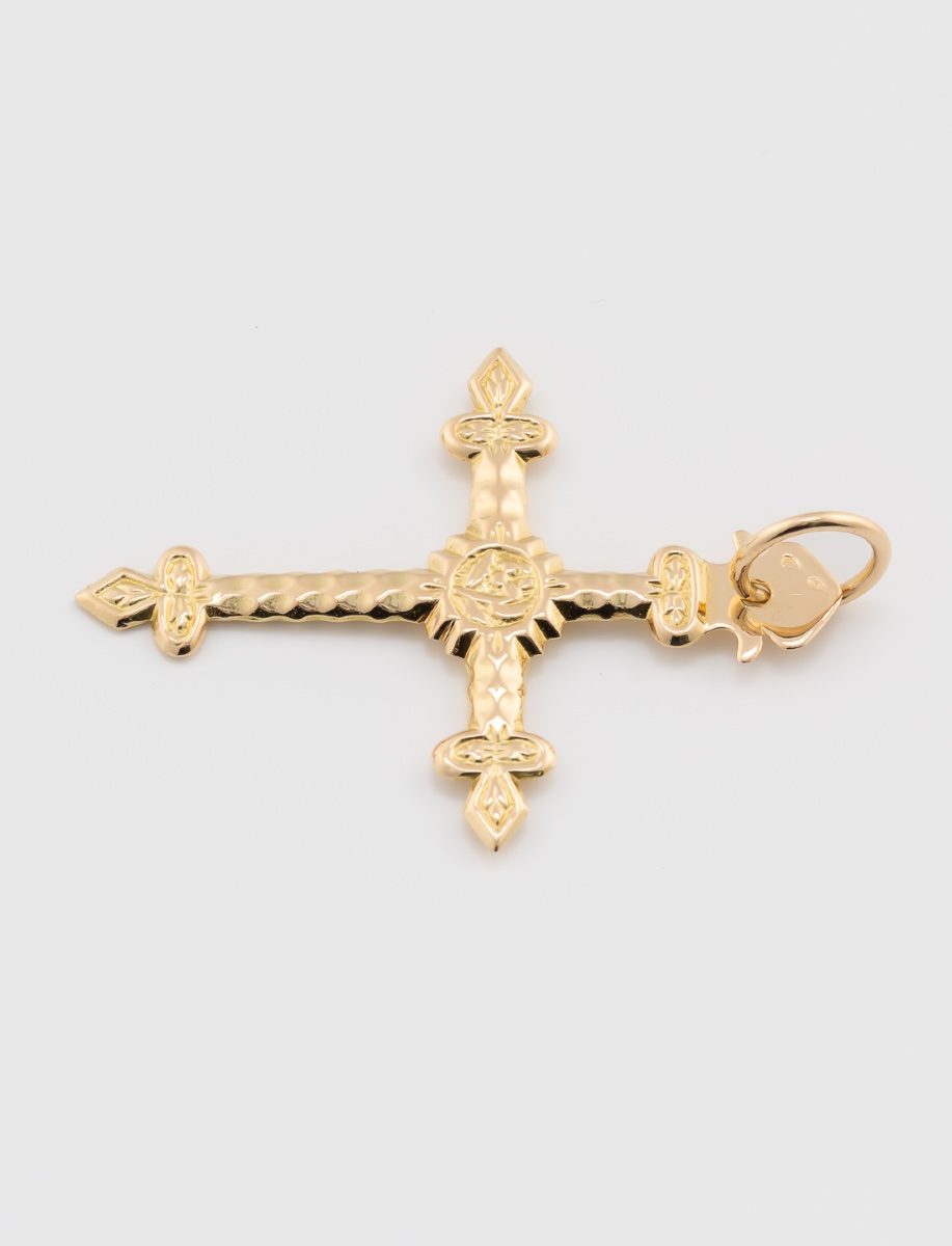 Jeannette Cross In Yellow Gold-photo-3