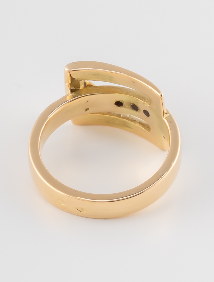 Bague Boucle de Ceinture Diamants-photo-2