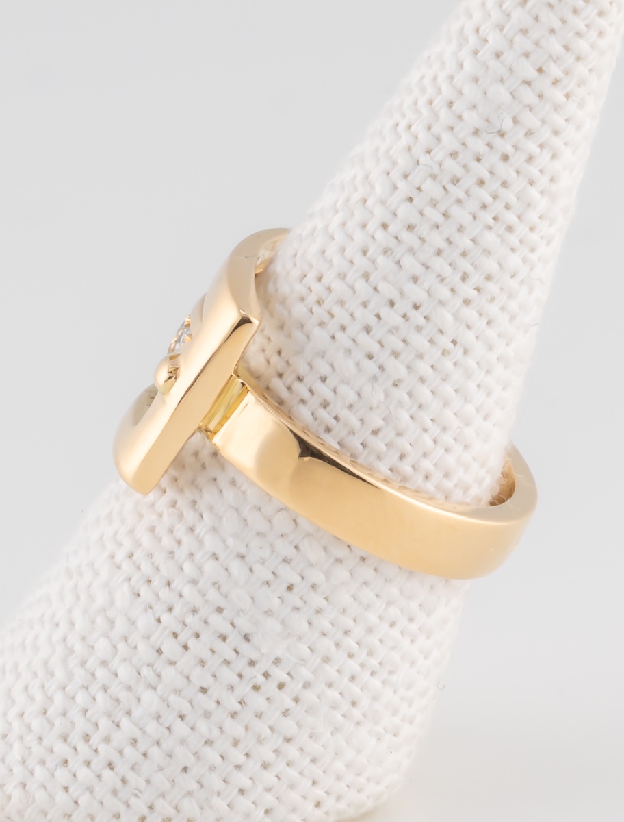 Bague Boucle de Ceinture Diamants-photo-4