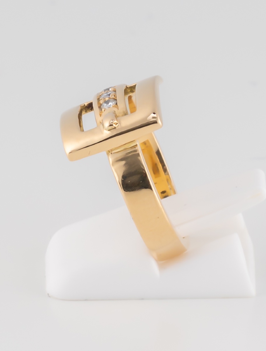 Bague Boucle de Ceinture Diamants-photo-1