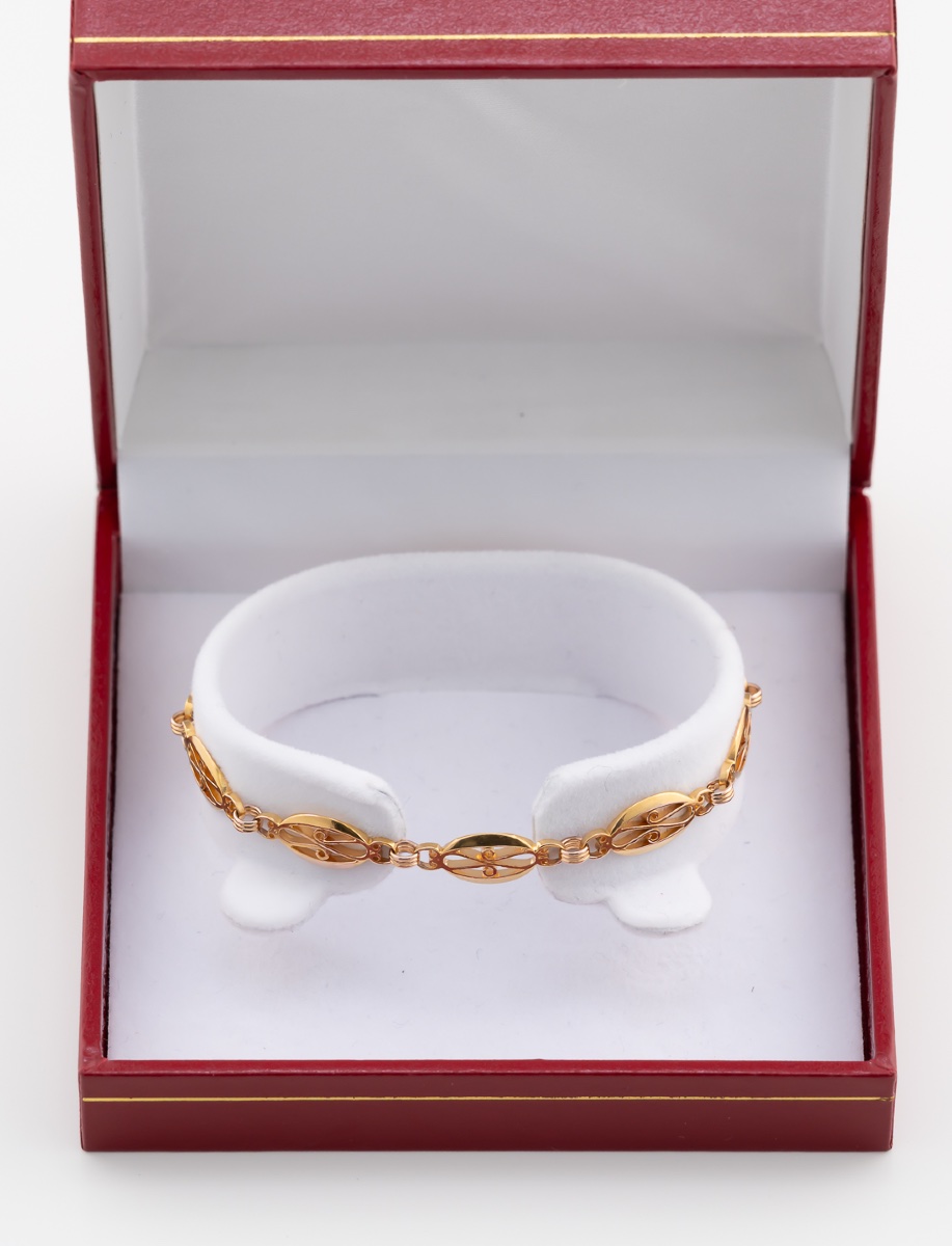 Bracelet Filigrane Or Jaune-photo-2