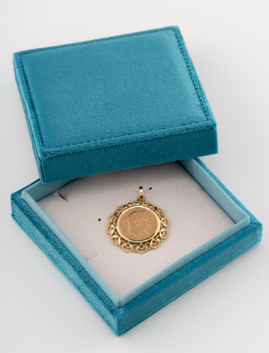Napoleon III Gold Coin Pendant-photo-4