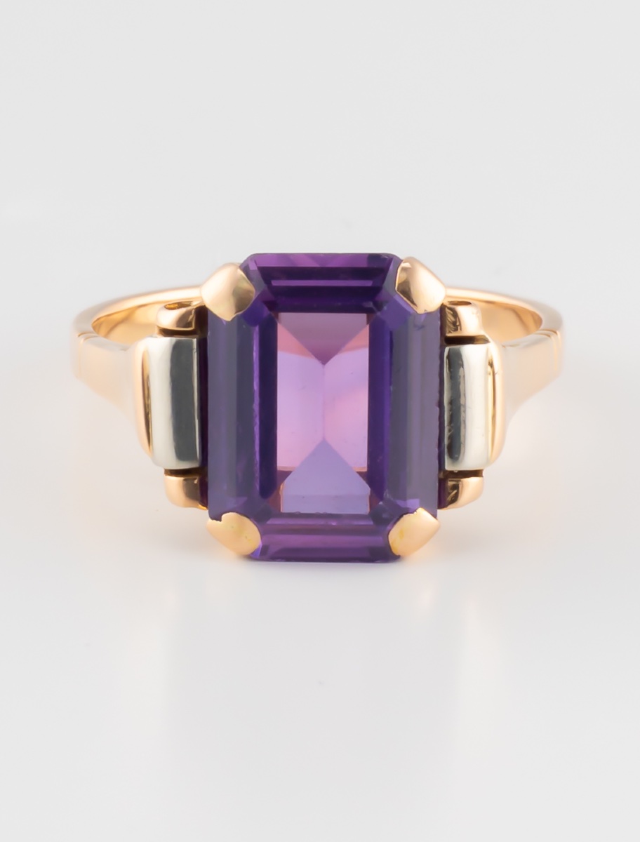 Art Deco Amethyst Ring