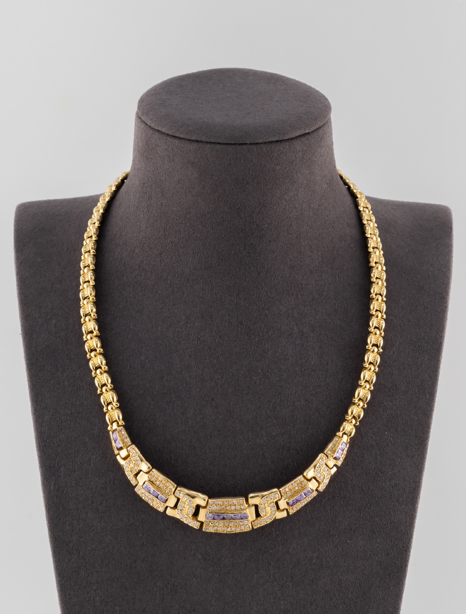 Collier Améthystes Or Jaune