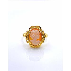 Bague Camée Femme Or Jaune