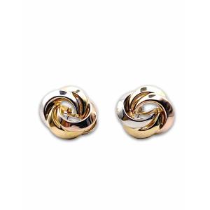 Boucles d'Oreilles Vintage 3 Ors 18K