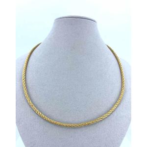 Yellow Gold Rope Necklace