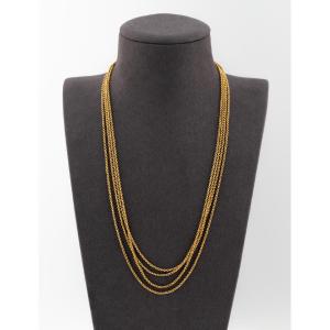 Yellow Gold Multi-strand Necklace