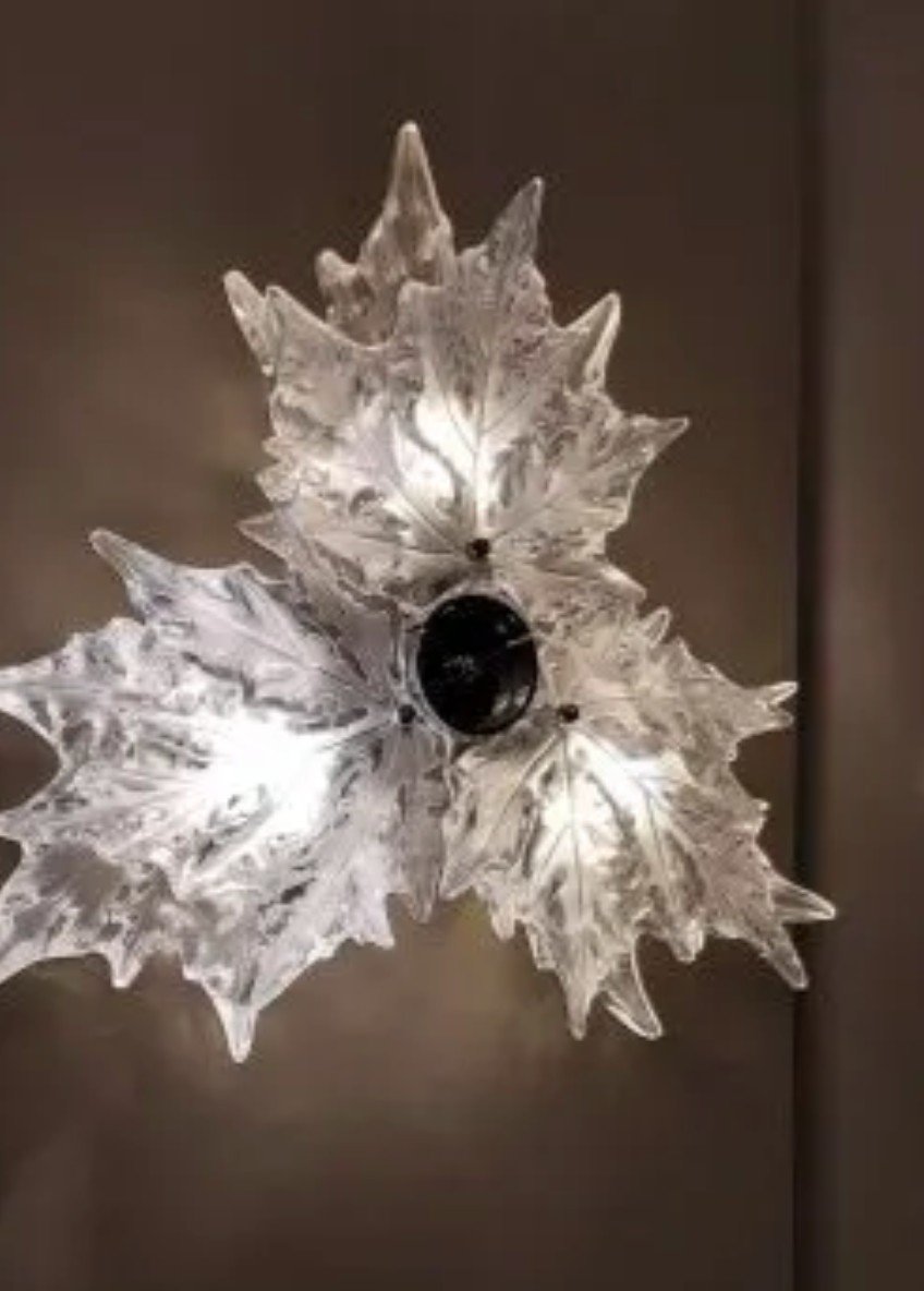 Lalique France : Applique modèle "Champs-Elysées"-photo-5