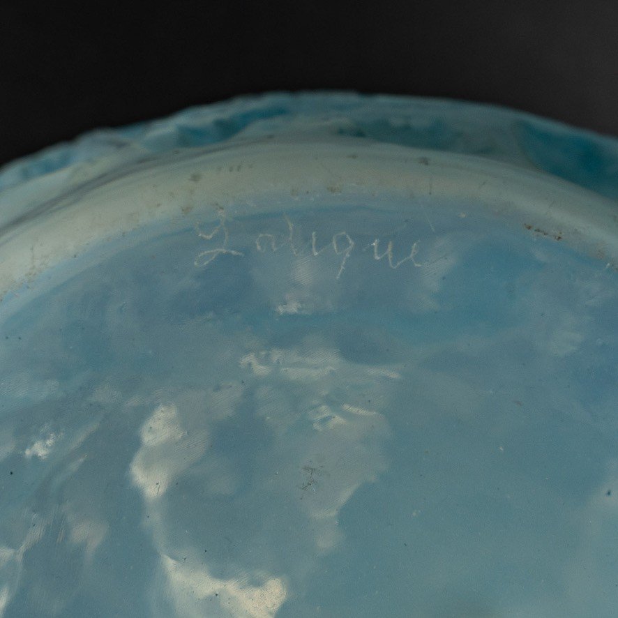 René Lalique 1919 - Opalescent Parakeets Vase-photo-7
