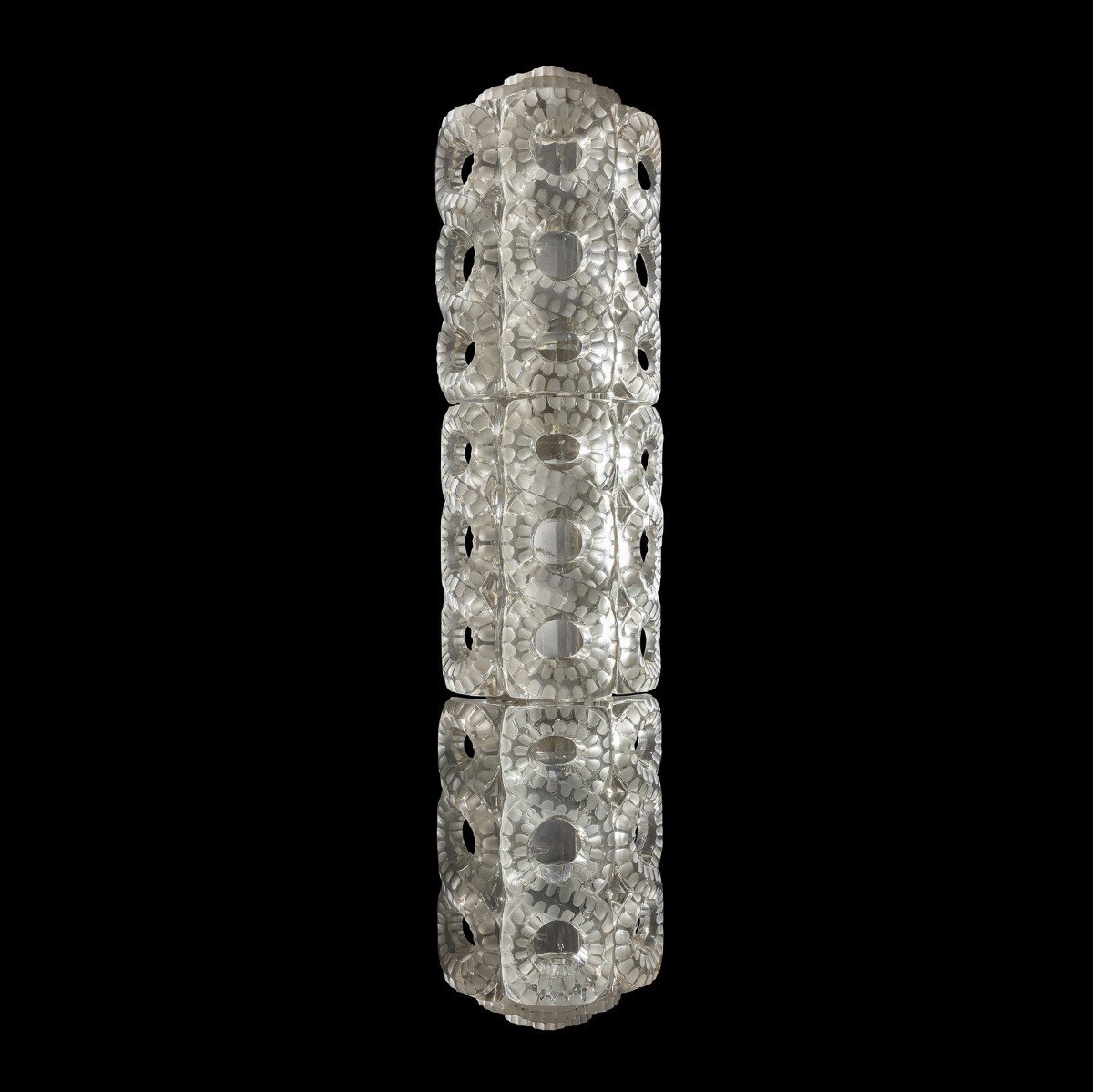 Marc Lalique (1900-1977) - "seville" Chandelier-photo-6
