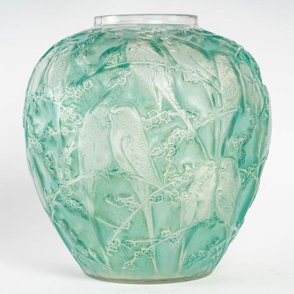 René Lalique: Vase "parakeets"-photo-1