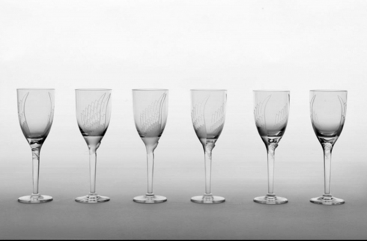 Marc Lalique: Twelve Champagne Flutes-photo-1