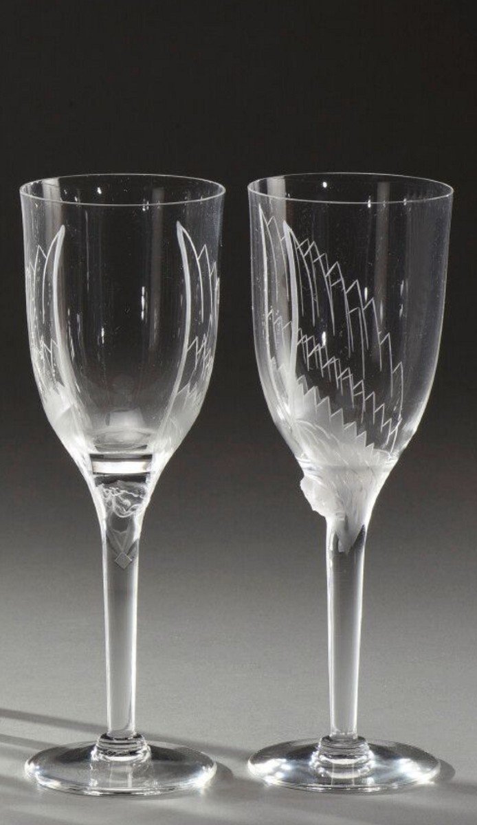 Marc Lalique: Twelve Champagne Flutes-photo-4
