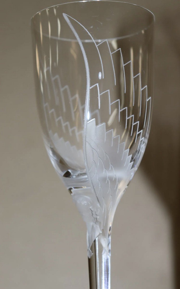 Marc Lalique: Twelve Champagne Flutes-photo-5