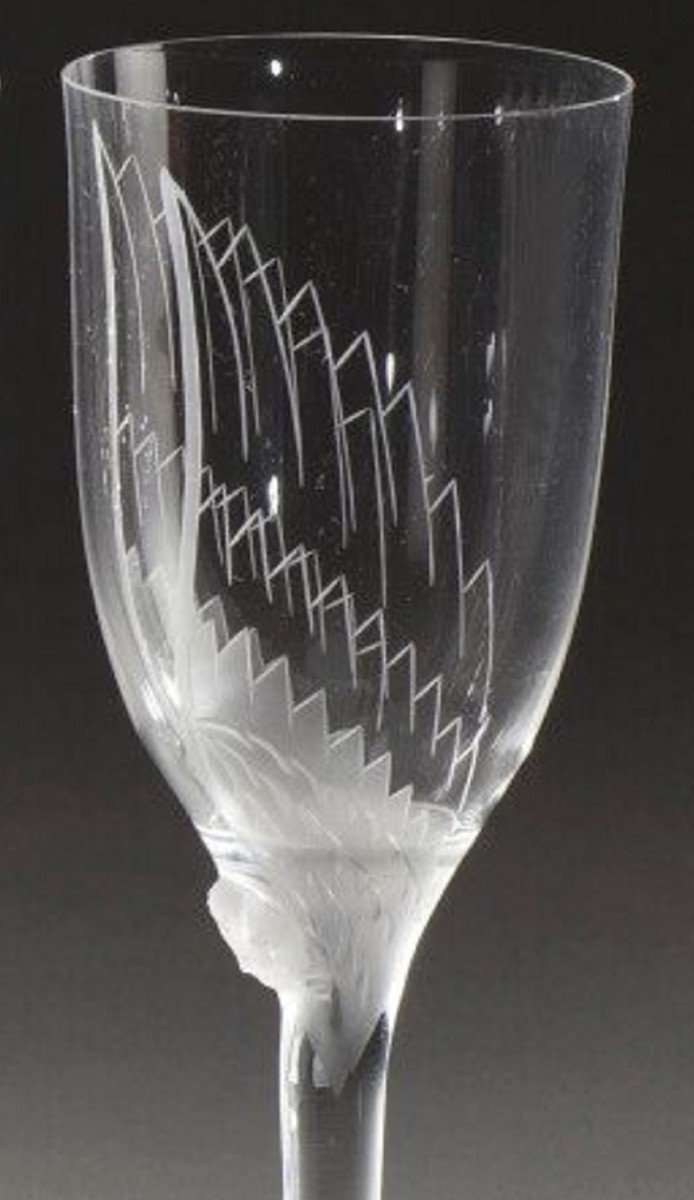 Marc Lalique: Two Champagne Flutes-photo-2