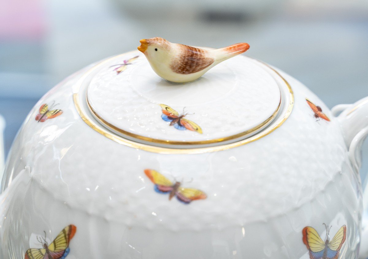 Herend : Service à Thé Porcelaine 21 Pièces-photo-5