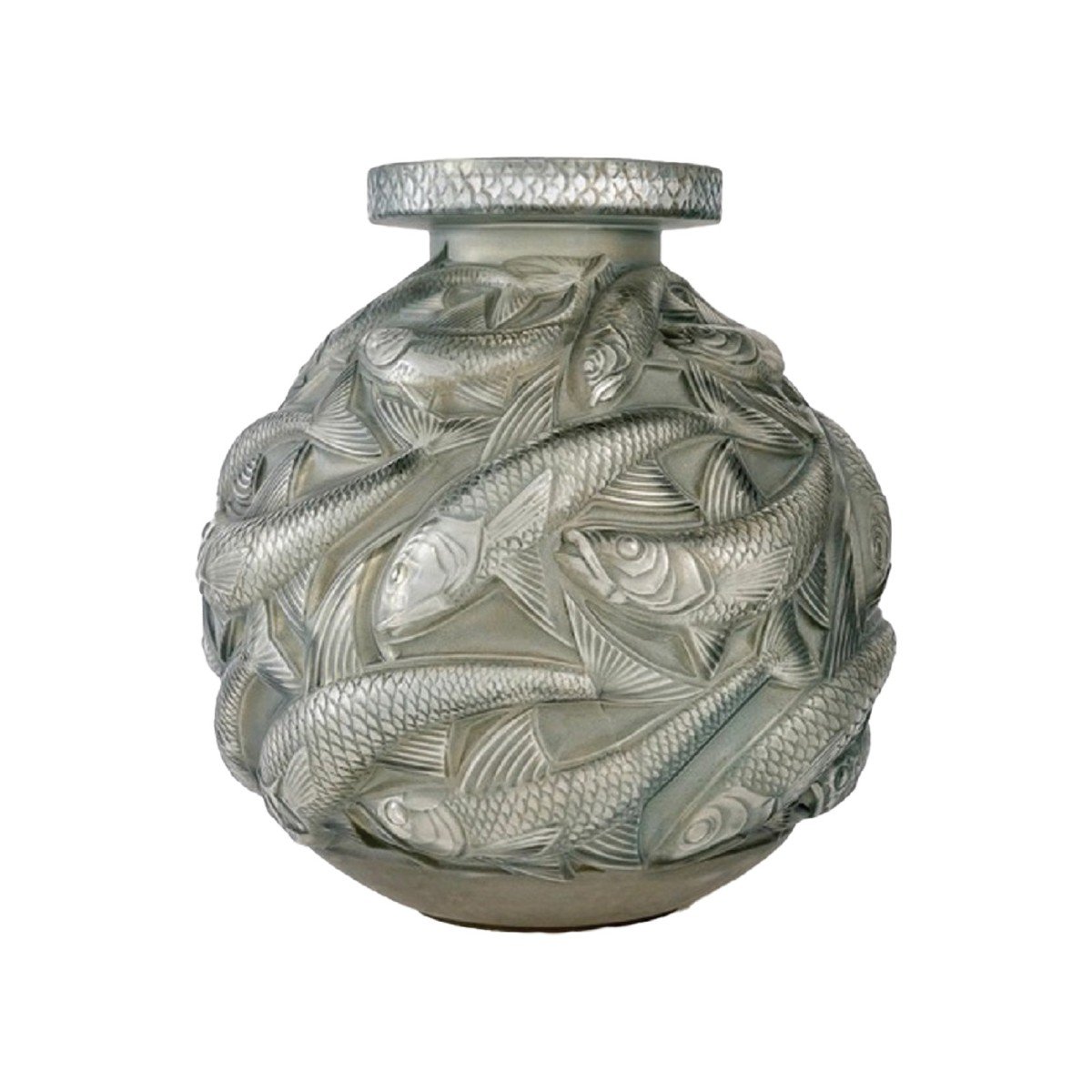 René Lalique: 'salmonidae' Vase 1928
