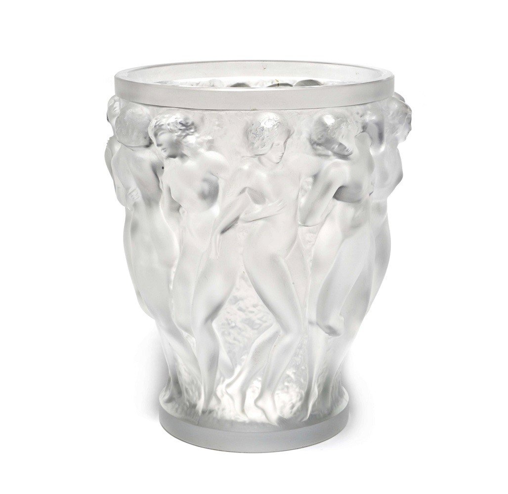 Lalique France : Vase "bacchantes"-photo-3