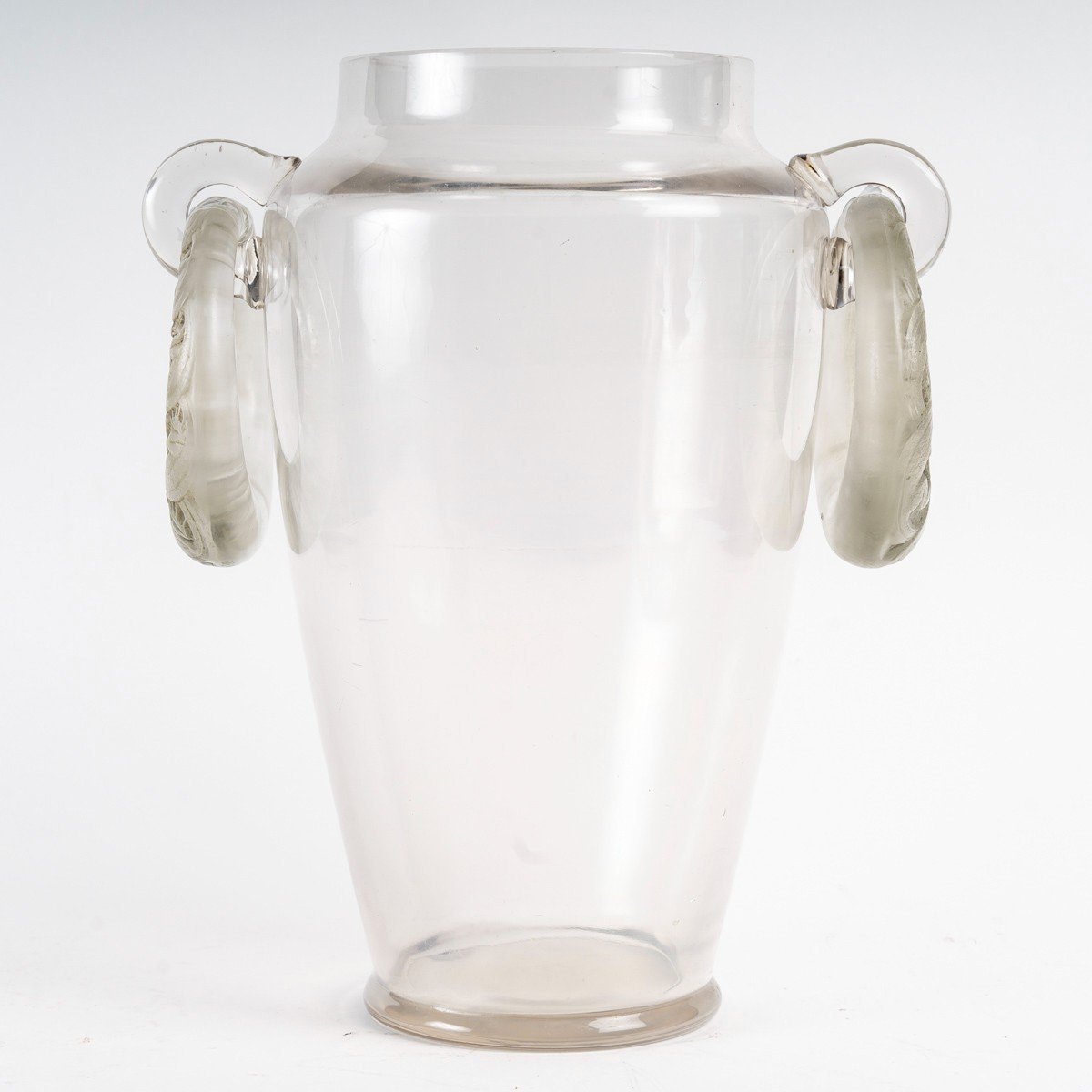 René Lalique ,vase Deux Anneaux Lezards,1919.-photo-3