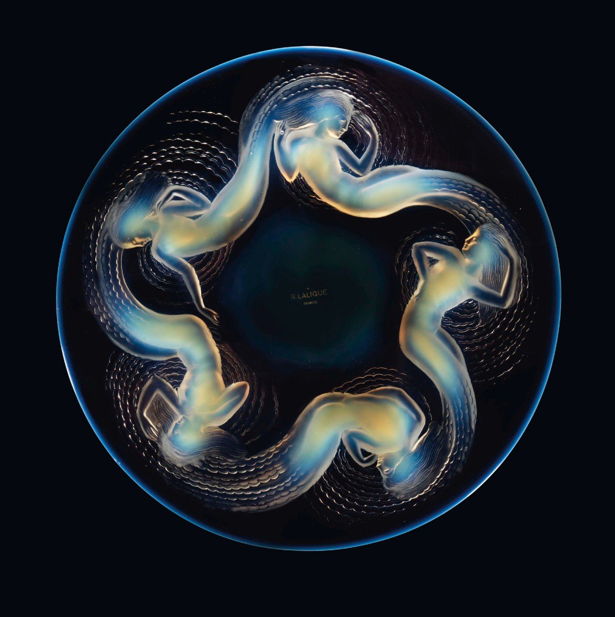 René Lalique (1860-1945) - “calypso” Flat Cup, 1930.-photo-4