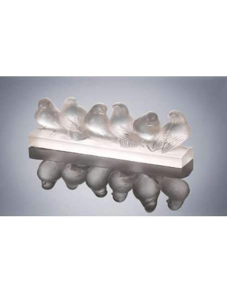 René Lalique - Bar Group Of Six Sparrows,1933 