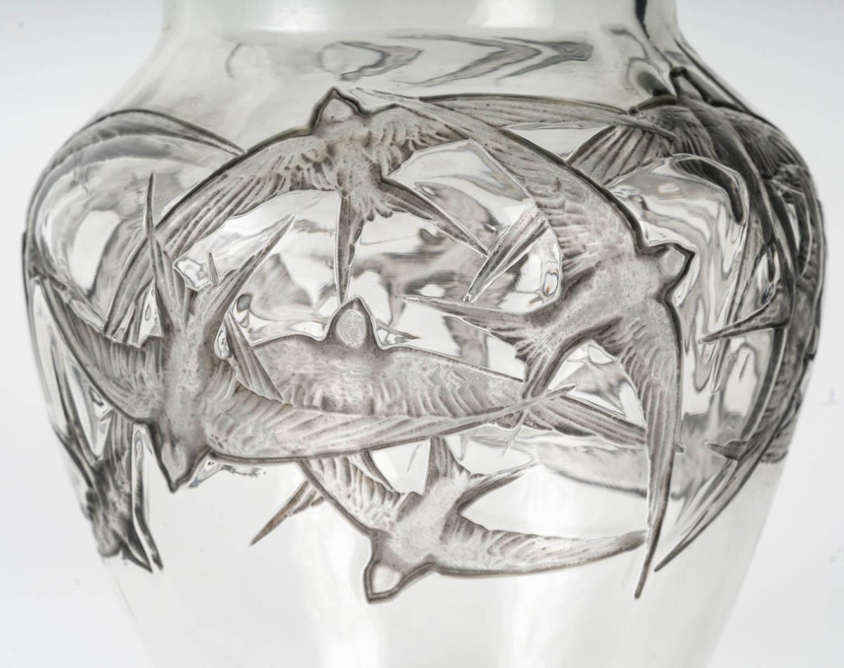 René Lalique, 1919 "swallows" Vase-photo-2