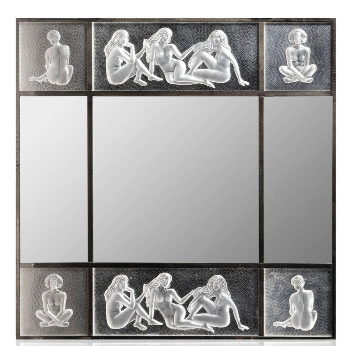 Lalique France: Les Causeuses Mirror-photo-2